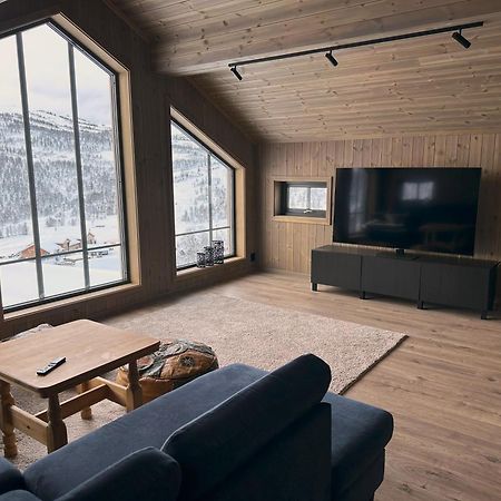 Nyoppført hytte med panoramautsikt Sogndal Eksteriør bilde